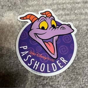 Walt Disney World EPCOT Purple Figment Passholder Festival of the arts magnet